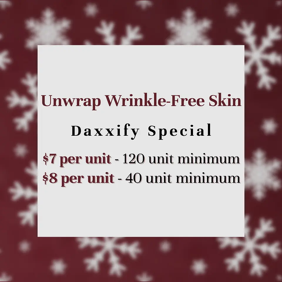 Daxxify 120 unit minimum special Offer